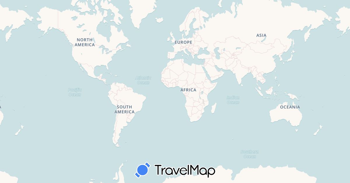 TravelMap itinerary: driving in Åland Islands, Belgium, Germany, Denmark, Estonia, Finland, France, Lithuania, Latvia, Norway, Poland, Sweden (Europe)